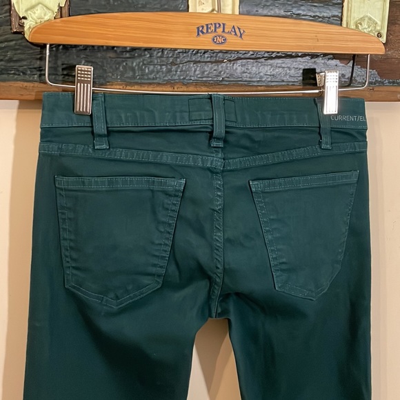 Current Elliot The Skinny Ankle Atlantic Coated Jeans - Picture 10 of 14